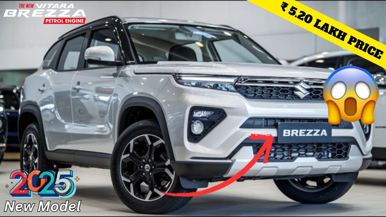 Maruti Brezza 2025 7-Seater New Model Launched at Low Price with 2956cc Engine and Strong Mileage – View Showroom Price